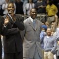 Former Lakers Sam Perkins and James Worthy Signed Girls Butts After the 1982 National Championship At UNC