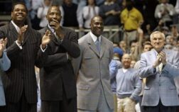 Former Lakers Sam Perkins and James Worthy Signed Girls Butts After the 1982 National Championship At UNC