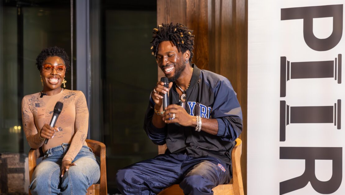 Simone King and SAINt JHN speak at the March 2025 PLLRS panel